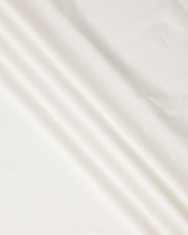 Cotton White Plain Pure Cotton Italian Shirting Fabric 150cm