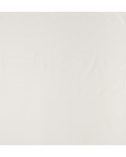 Cotton White Plain Pure Cotton Italian Shirting Fabric 150cm