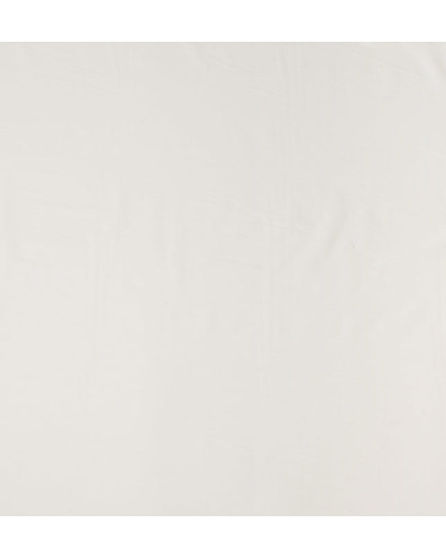Cotton White Plain Pure Cotton Italian Shirting Fabric 150cm