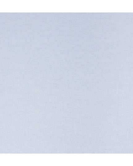 Pearl White Plain Pure Cotton Italian Shirting Fabric 150cm