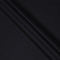 Onyx Black Plain Pure Cotton Italian Shirting Fabric 150cm