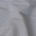 Slate Blue Stripe Pure Cotton Italian Shirting Fabric 150cm