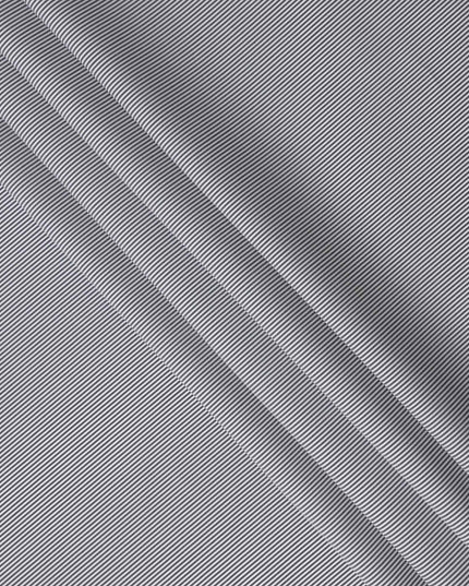 Slate Blue Stripe Pure Cotton Italian Shirting Fabric 150cm