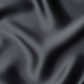 Charcoal Grey Plain Pure Synthetic Crepe Satin Fabric 140cm