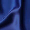 Royal Blue Plain Pure Synthetic Crepe Satin Fabric 140cm