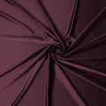 Wine Red Plain Pure Synthetic Crepe Satin Fabric 140cm