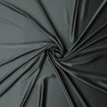 Gunmetal Grey Plain Pure Synthetic Crepe Satin Fabric 140cm