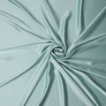 Seafoam Green Plain Pure Synthetic Crepe Satin Fabric 140cm