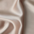 Taupe Beige Plain Pure Synthetic Crepe Satin Fabric 140cm