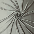 Silver Grey Plain Pure Synthetic Crepe Satin Fabric 140cm