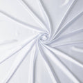 Pure White Plain Pure Synthetic Crepe Satin Fabric 140cm