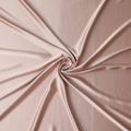 Nude Pink Plain Pure Synthetic Crepe Satin Fabric 140cm