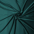 Pine Green Plain Pure Synthetic Crepe Satin Fabric 140cm