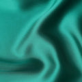 Emerald Green Plain Pure Synthetic Crepe Satin Fabric 140cm