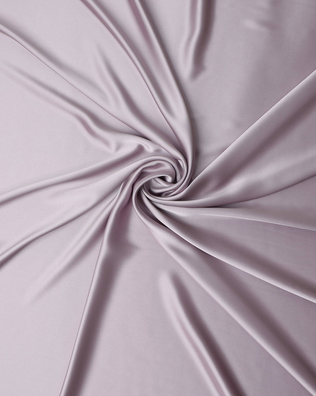 Mauve Purple Plain Pure Synthetic Crepe Satin Fabric 140cm