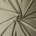 Olive Green Plain Pure Synthetic Crepe Satin Fabric 140cm