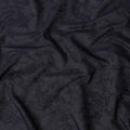 Raven Black Paisley Suiting Fabric
