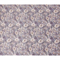 Lavender Purple Floral Satin Fabric 110cm