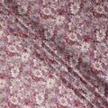 Rose Pink Floral Satin Fabric 110cm