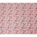 Blush Pink Floral Satin Fabric 110cm