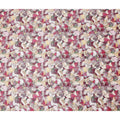 Rose Magenta Abstract Satin Fabric 110cm