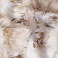 Champagne Beige Abstract Satin Fabric 110cm