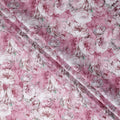 Dusty Mauve Abstract Satin Fabric 110cm
