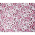 Dusty Mauve Abstract Satin Fabric 110cm