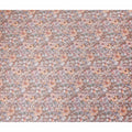 Camel Tan Floral Satin Fabric 110cm