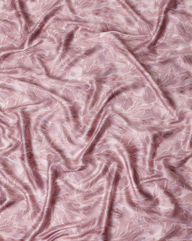 Mauve Pink Tonal Self Satin Fabric 110cm