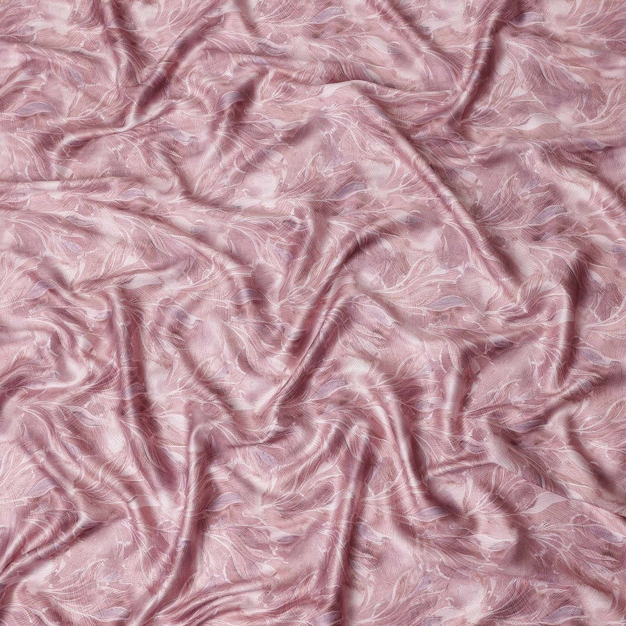 Mauve Pink Tonal Self Satin Fabric 110cm