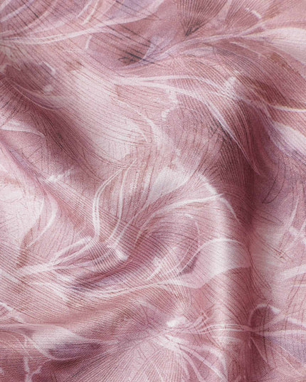 Mauve Pink Tonal Self Satin Fabric 110cm