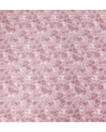 Mauve Pink Tonal Self Satin Fabric 110cm