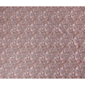 Mocha Brown Floral Satin Fabric 110cm
