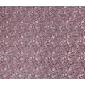 Wine Maroon Floral Satin Fabric 110cm