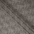 Ebony Black Paisley Satin Fabric 110cm