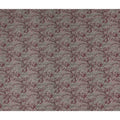 Burgundy Maroon Paisley Satin Fabric 110cm