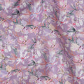 Lavender Purple Floral Lawn Fabric 110cm