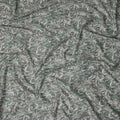 Sage Green Leaf Lawn Fabric 110cm