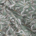 Sage Green Leaf Lawn Fabric 110cm
