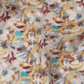Warm Beige Abstract Lawn Fabric 110cm