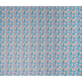 Sky Blue Floral Lawn Fabric 110cm