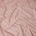 Dusty Pink Floral Lawn Fabric 110cm
