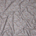 Charcoal Grey Paisley Lawn Fabric 110cm