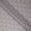 Charcoal Grey Paisley Lawn Fabric 110cm