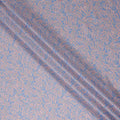 Cornflower Blue Leaf Lawn Fabric 110cm