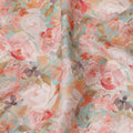 Mint Green Floral Lawn Fabric 110cm