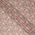 Mint Green Floral Lawn Fabric 110cm