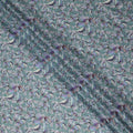 Sage Green Leaf Lawn Fabric 110cm