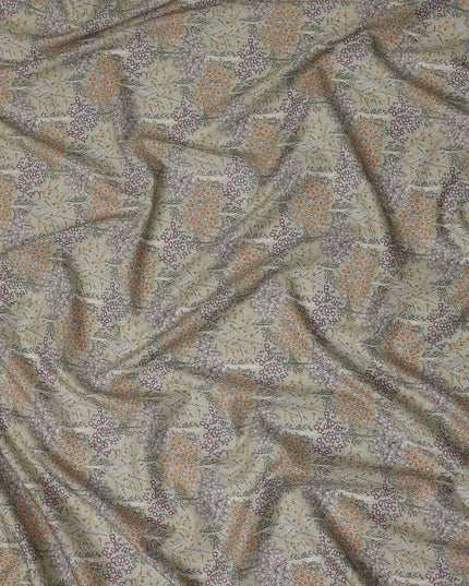 Sage Green Bouquet Lawn Fabric 110cm